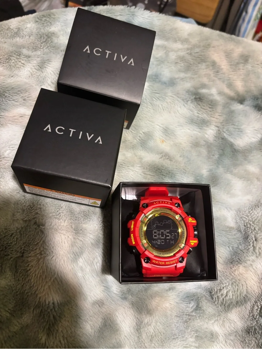 Activa X Invicta Digital Unisex Watch - 50mm, Red (ACW8082-015)